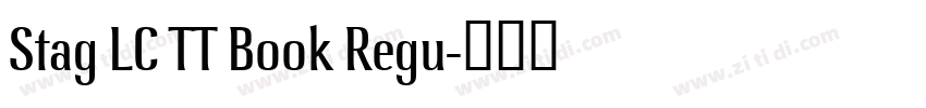 Stag LC TT Book Regu字体转换 Stag LC TT Book Regu字体转换